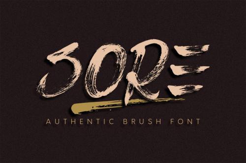 Sore Brush Font