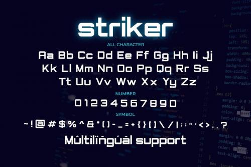 Striker Modern Sans Display Font 1