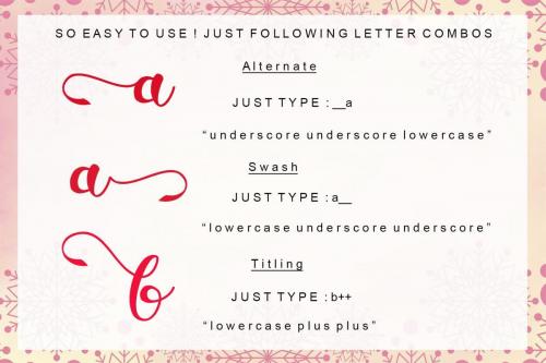 Sweet Christmas Calligraphy Font 5