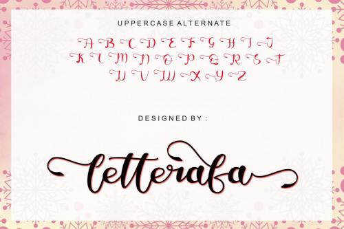Sweet Christmas Calligraphy Font 8