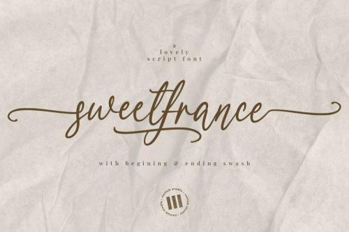 Sweetfrance Handwritten Script Font