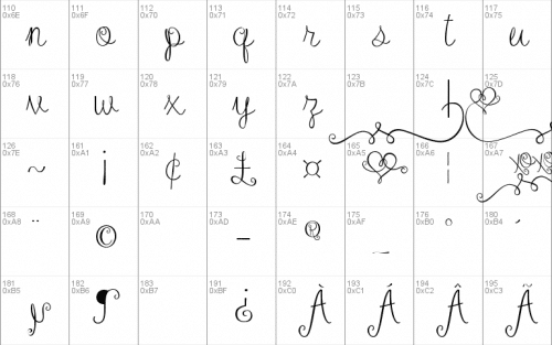 Sweethearts Love Letters Font 2