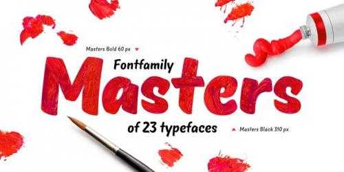 TT Masters Font Family 11