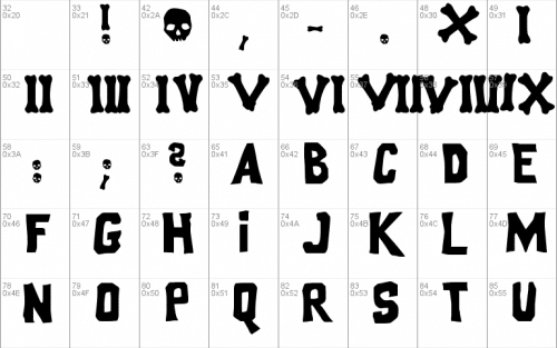 The Goonies Font