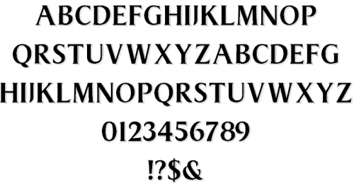 The Greatest Font Font 1