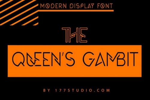 The Queen’s Gambit Font