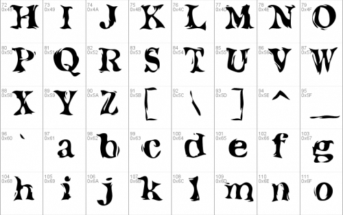 Toxic Font 1