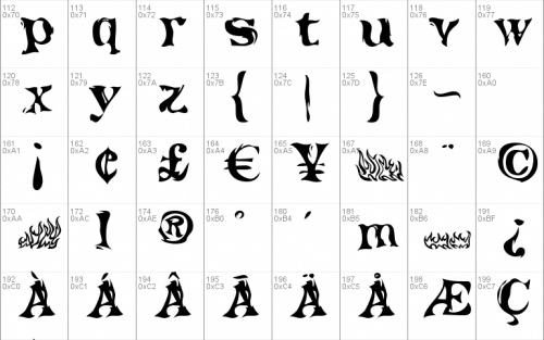 Toxic Font 2