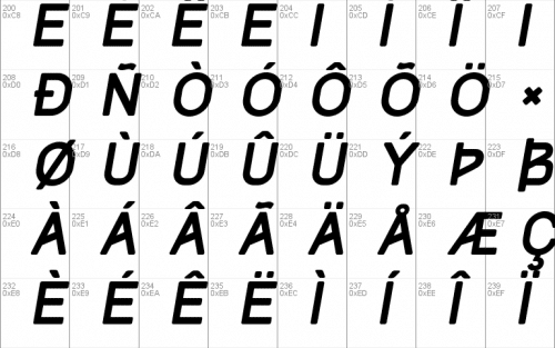 Track Font  3