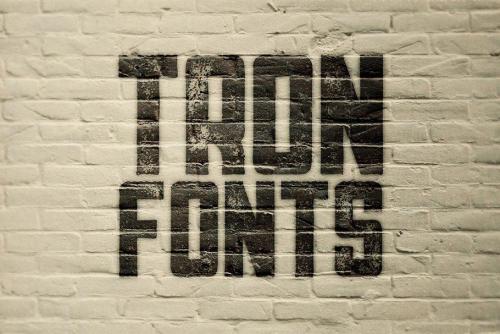 Tron Bold Inline Font 6