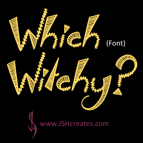 Which Witchy Use Only Font
