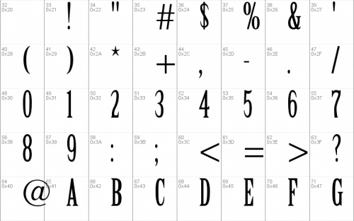 birch std font