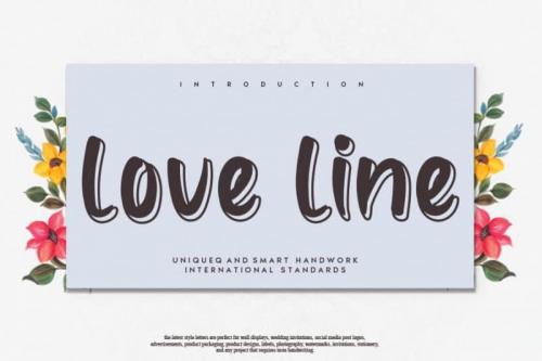 love line Display Font (1)