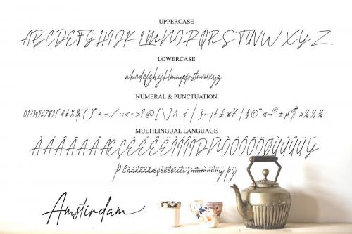 Amstirdam Handwritten Script Font 6