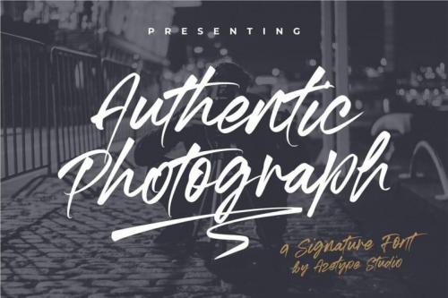 Authentic Photograph Signature Font