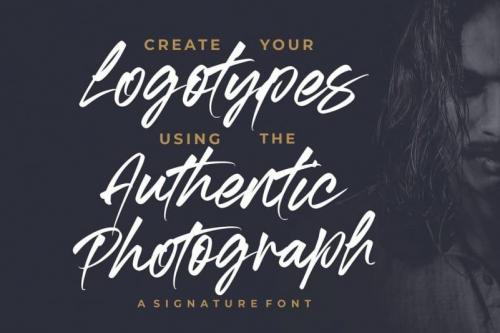 Authentic Photograph Signature Font 2