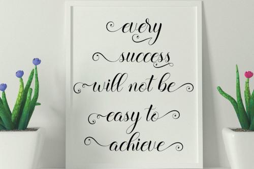 Balerina Script Font 8