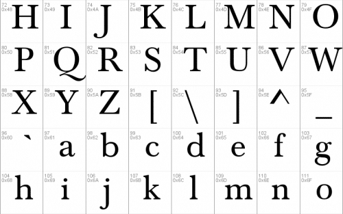 Baskerville-Normal Font 1