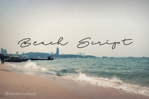 Beach Script Font