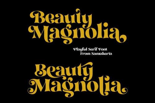 Beauty Magnolia Serif Font  4