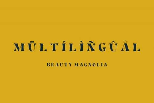 Beauty Magnolia Serif Font  8
