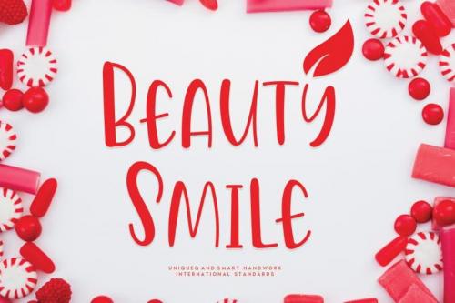 Beauty Smile Display Font