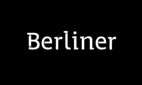 Berliner Font 4