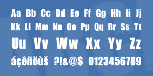 Billboard Sans Serif Font 2