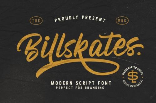 Billskates Script Font