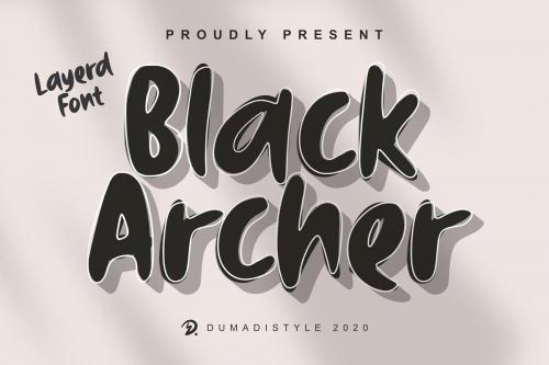 Black Archer Display Font