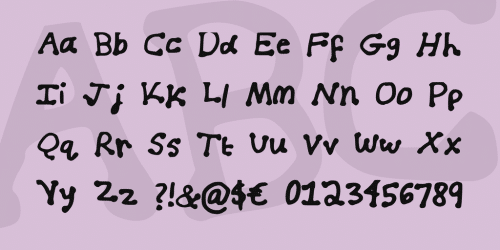 Blueberry Milk Font  3