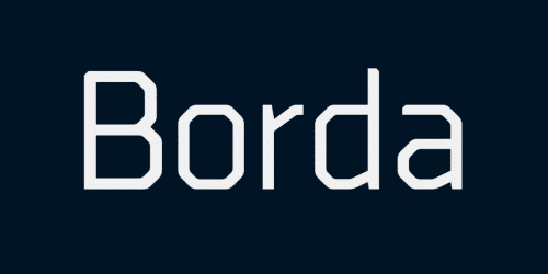Borda Font Family