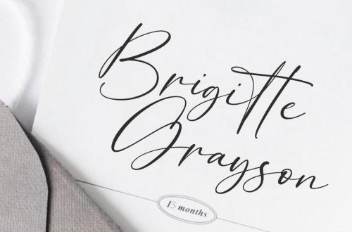 Breattogis Handwritten Font 4