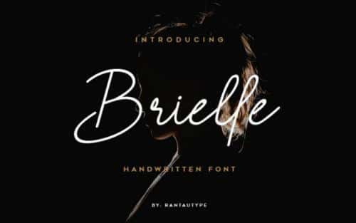 Brielle Handwritten Free Font 1