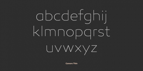 Canaro Font 3