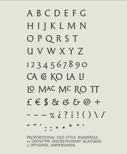 Cenotaph Titling Font  1