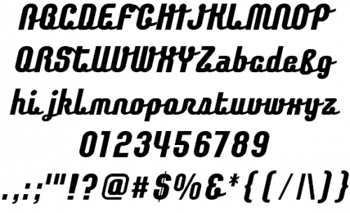 Chain Font 1