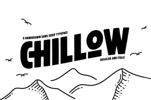 Chillow Display Font 1