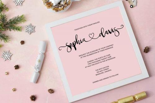 Christmas Blossom Font  1