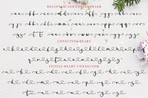 Christmas Blossom Font  11