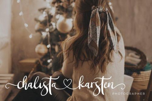 Christmas Blossom Font  4