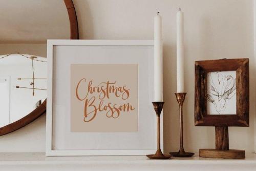 Christmas Blossom Font  7