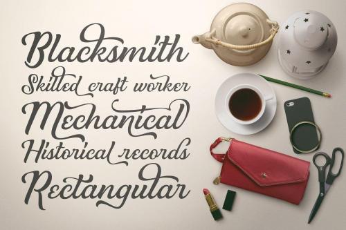 Clarkson Script Font  7