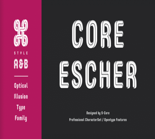 Core-Escher-Font-Family--0
