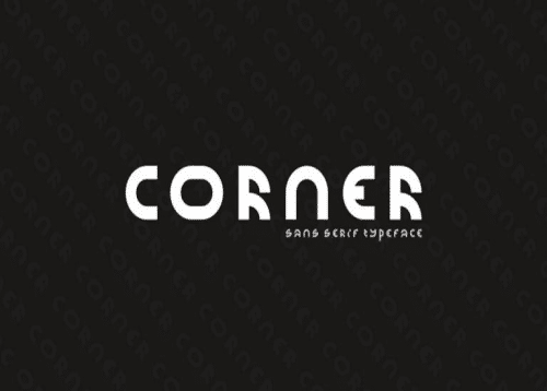 Corner-Display-Font-0