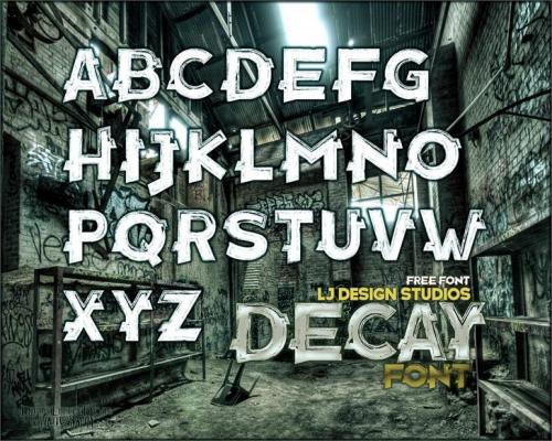 Decay Free Font