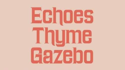Echotopia Serif Font 2