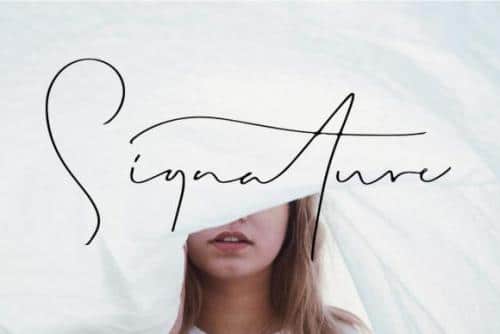 Einstein Signature Font