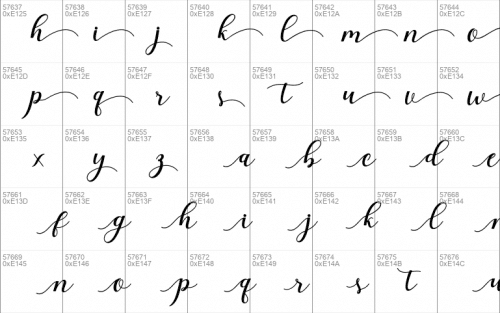 Elizabeth Calligraphy Font 10