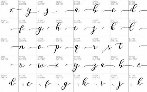 Elizabeth Calligraphy Font 13